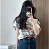 sg-11134201-22110-v7ltt39j2cjvbb.webp Summer womens plussize printed Tshirt cotton short sleeve loose