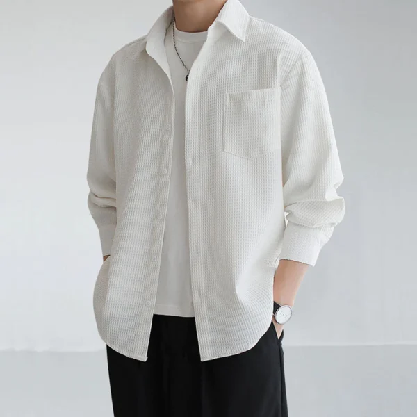 sg-11134201-7rd70-lw6ml0fk98b52a-1.webp Handsome Men Shirt Casual Men Long Sleeve Shirt Korean Style Men Tops Plain Shirt