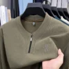 sg-11134201-81zun-miiejlnw9xxkf0.webp New Product Autumn Half Zipper Round Neck Sweatshirt Mens Loose Breathable Fashion Printed Thin Shirt Bottoming Shirt Hot Sale