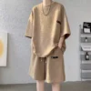 sg-11134201-822zp-mia2dfyxzi83ef-1.webp Short Sleeve Tshirt Set Men fashion Korean style casual summer loose two piece sets